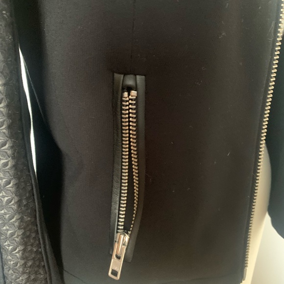 The Kooples black zip up jacket size 4 - Picture 6 of 9